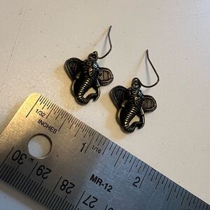 Elephant Dangle Earrings